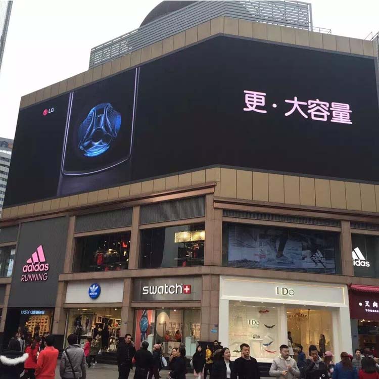 P8 Outdoor Advertising Sign LED Panel Fixed Rental Installation Cabinets Video Wal Display Screen