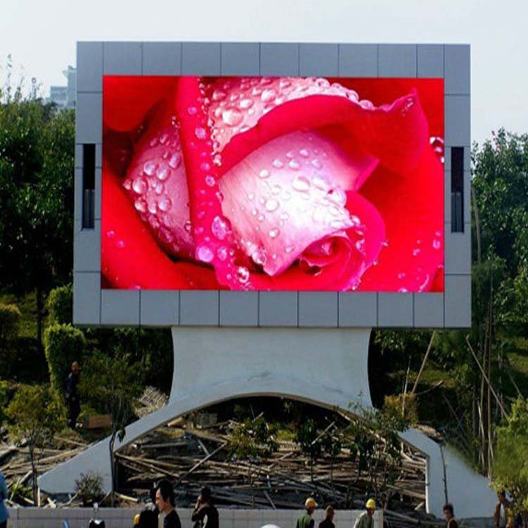 P10 Outdoor Advertising Sign LED Panel Rental Fixed Installation Cabinets Display ScreenVideo Wal