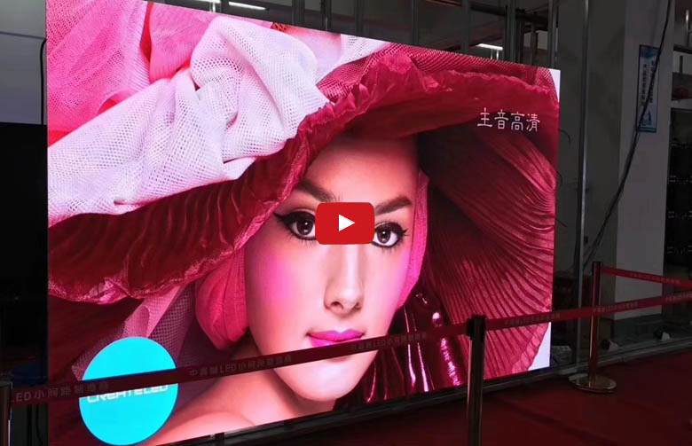 P1.56 Indoor Advertising HD Resolution Small Pixel Video Wall LED Screen Display