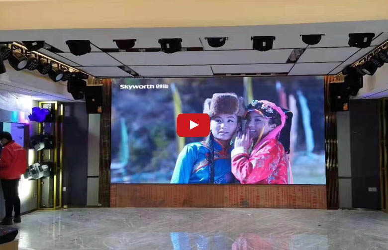 P2 Indoor Fixed LED Advertising Display Screen Video Wall