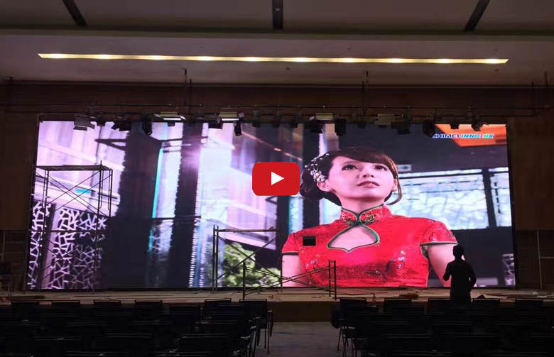 P3 Indoor Fixed Advertising LED Video Wall Display Screen